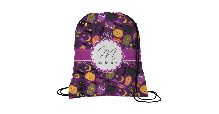 Custom Halloween Drawstring Backpack Personalized Youcustomizeit