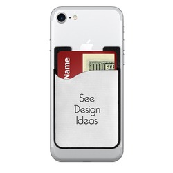 Design Your Own 2-in-1 Cell Phone Credit Card Holder & Screen Cleaner | Adhesive Phone Wallet | Phone Credit Card Holder