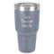 30 oz Stainless Steel Tumblers - Grey - Single-Sided