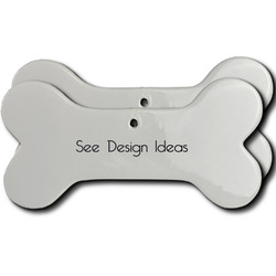 Ceramic Dog Ornament - Double-Sided