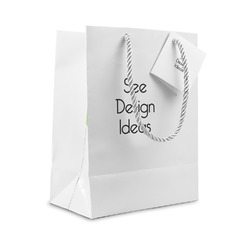 Custom White Gift Paper Bags