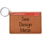 Leatherette Keychain ID Holders - Double-Sided
