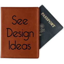 Passport Holder - Faux Leather - Single-Sided