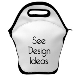 Neoprene Lunch bag with Customized Embossed Pattern