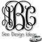 Monogram Car Decals