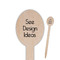 Oval Wooden Food Picks - Double-Sided