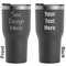 RTIC Tumblers - Black - Laser Engraved - Double-Sided