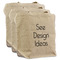 Reusable Cotton Grocery Bags - Set of 3