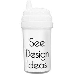 Personalized Floral Sippy Cup for Toddlers. Design: M5