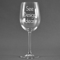 Wine Glass - Laser Engraved