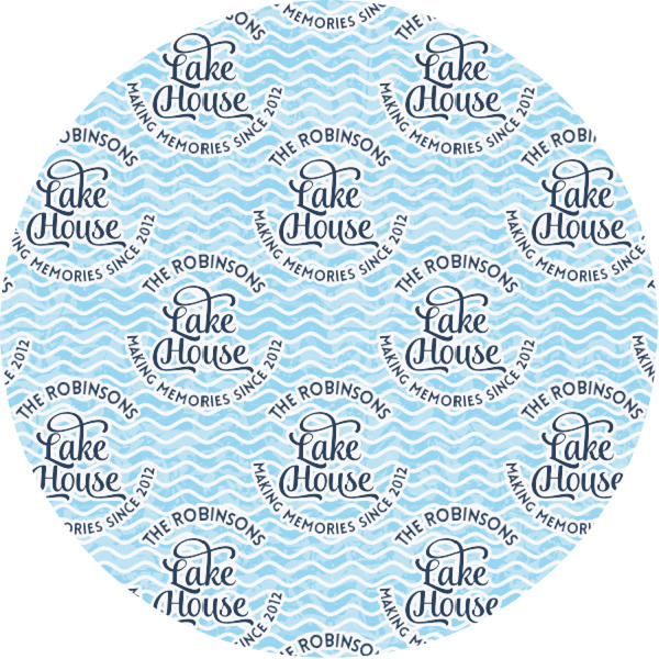 Custom Lake House #2 Multipurpose Round Labels - 1" (Personalized)