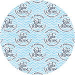 Lake House #2 Multipurpose Round Labels - Custom Sized (Personalized)