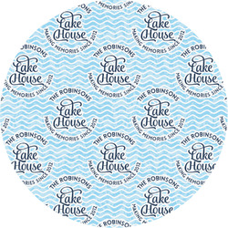 Lake House #2 Multipurpose Round Labels - Custom Sized (Personalized)