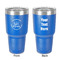 Lake House #2 30 oz Stainless Steel Ringneck Tumbler - Blue - Double Sided - Front & Back