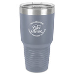 Lake House #2 30 oz Stainless Steel Tumbler - Grey - Single-Sided (Personalized)