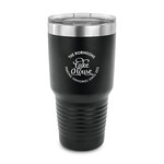 Lake House #2 30 oz Stainless Steel Tumbler - Black - Single Sided (Personalized)