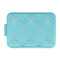 Lake House #2 Aluminum Baking Pan - Teal Lid - FRONT