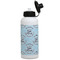 Lake House #2 Aluminum Water Bottle - White Front