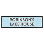 Lake House #2 Bar Mat - Large (Personalized)