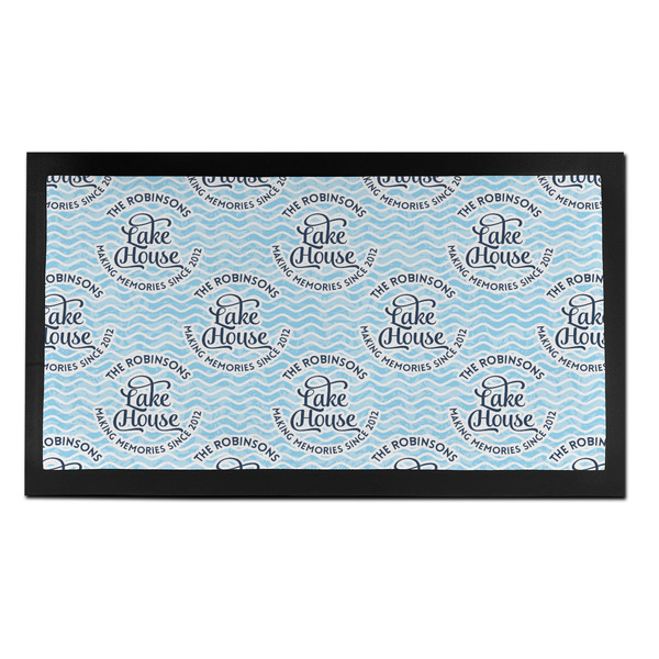 Custom Lake House #2 Bar Mat - Small (Personalized)