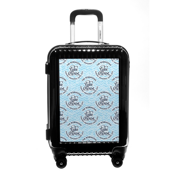 Custom Lake House #2 Carry On Hard Shell Suitcase (Personalized)