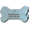 Lake House #2 Ceramic Flat Ornament - Bone Front & Back Double Print