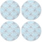 Lake House #2 Coaster Round Rubber Back - Apvl