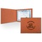 Lake House #2 Leatherette Certificate Holder - Front (Personalized)