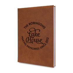 Lake House #2 Leatherette Journal - Single Sided (Personalized)