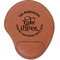 Lake House #2 Cognac Leatherette Mouse Pads with Wrist Support - Flat