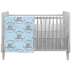 Lake House #2 Crib Comforter / Quilt (Personalized)
