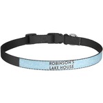 Lake House #2 Dog Collar - Large (Personalized)