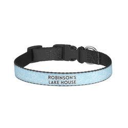 Lake House #2 Dog Collar - Large (Personalized)