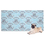 Lake House #2 Dog Towel (Personalized)