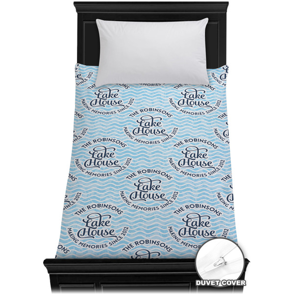 Custom Lake House #2 Duvet Cover - Twin XL (Personalized)