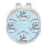 Lake House #2 Golf Ball Marker - Hat Clip - Silver