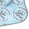 Lake House #2 Hooded Baby Towel- Detail Corner