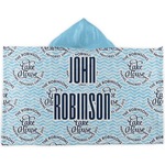 Lake House #2 Kids Hooded Towel (Personalized)