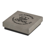 Lake House #2 Jewelry Gift Box - Engraved Leather Lid (Personalized)