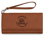 Lake House #2 Ladies Leatherette Wallet - Laser Engraved - Rawhide (Personalized)