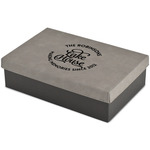 Lake House #2 Large Gift Box w/ Engraved Leather Lid (Personalized)