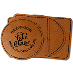 Lake House #2 Faux Leather Iron On Patch (Personalized)