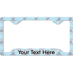 Lake House #2 License Plate Frame - Style C (Personalized)