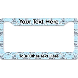 Lake House #2 License Plate Frame - Style B (Personalized)