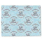 Lake House #2 Single-Sided Linen Placemat - Single w/ Name All Over