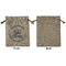 Lake House #2 Medium Burlap Gift Bag - Front Approval