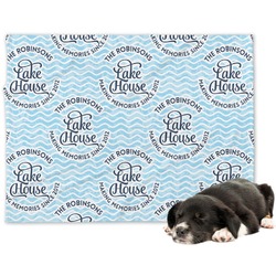 Lake House #2 Dog Blanket - Regular (Personalized)