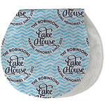 Lake House #2 Burp Pad - Velour w/ Name All Over