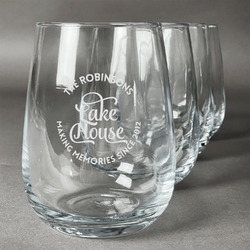 https://www.youcustomizeit.com/common/MAKE/1018278/Lake-House-2-Personalized-Stemless-Wine-Glasses-Set-of-4_250x250.jpg?lm=1682543199