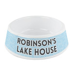 Lake House #2 Plastic Dog Bowl - Small (Personalized)